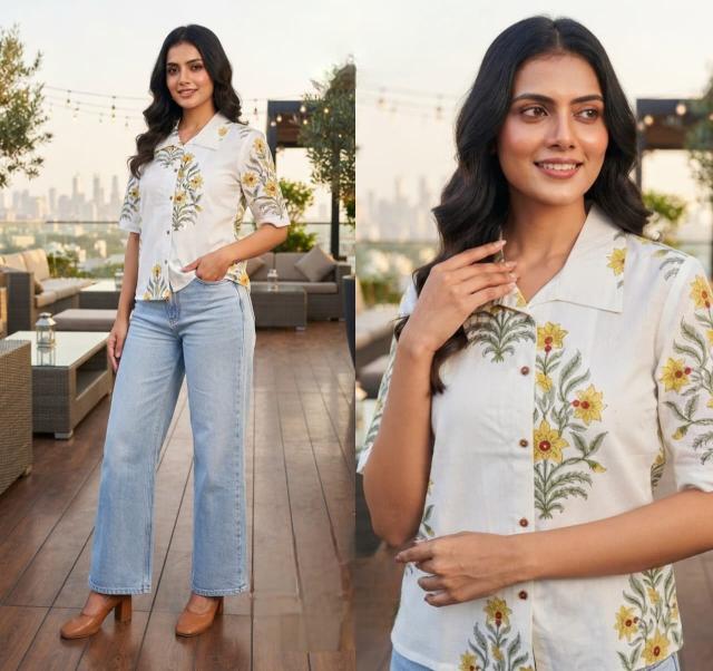 Sabella Handblock vol 2 catalog ladies shirt for women wholesale