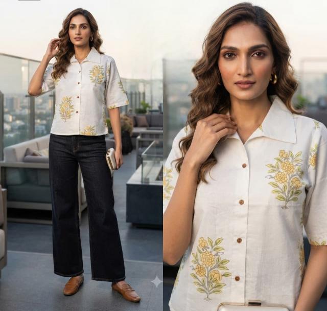 Sabella Handblock vol 3 catalog ladies shirt wholesale delhi