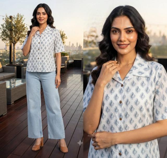 Sabella Handblock vol 4 catalog ladies shirt manufacturers in india