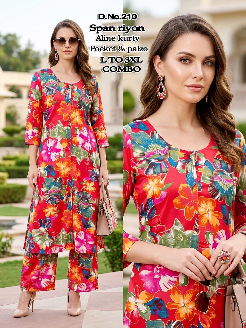 Sabella Lado 209 to 212 catalog imported co ord set