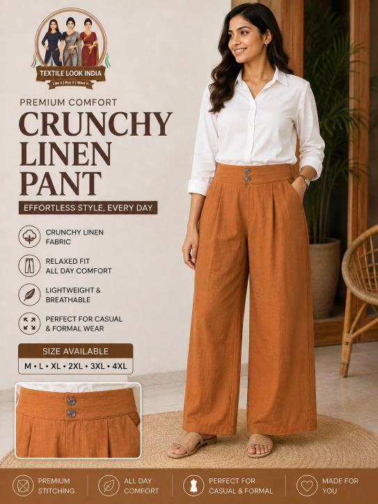 Sabella Premium Crunchy Linen vol 1 catalog Wide Leg Bottom Wear