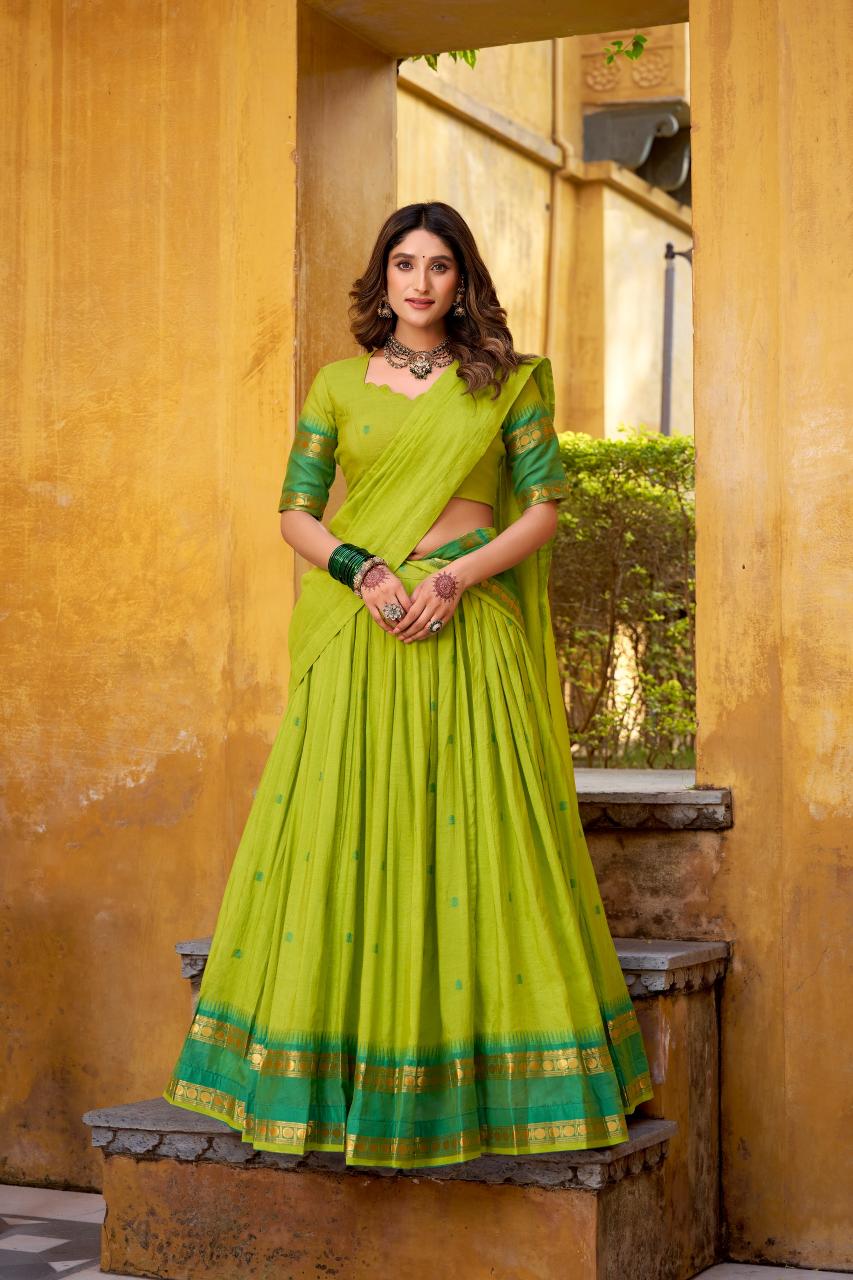 Sabella Pure Chanderi vol 2 catalog ludhiana lehenga wholesale market