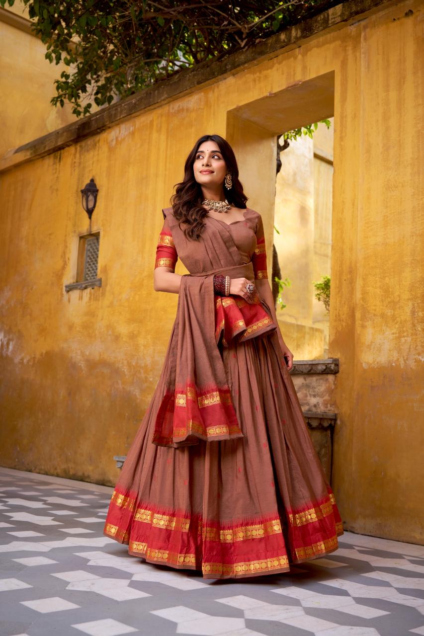 Sabella Pure Chanderi vol 2 catalog ludhiana lehenga wholesale market