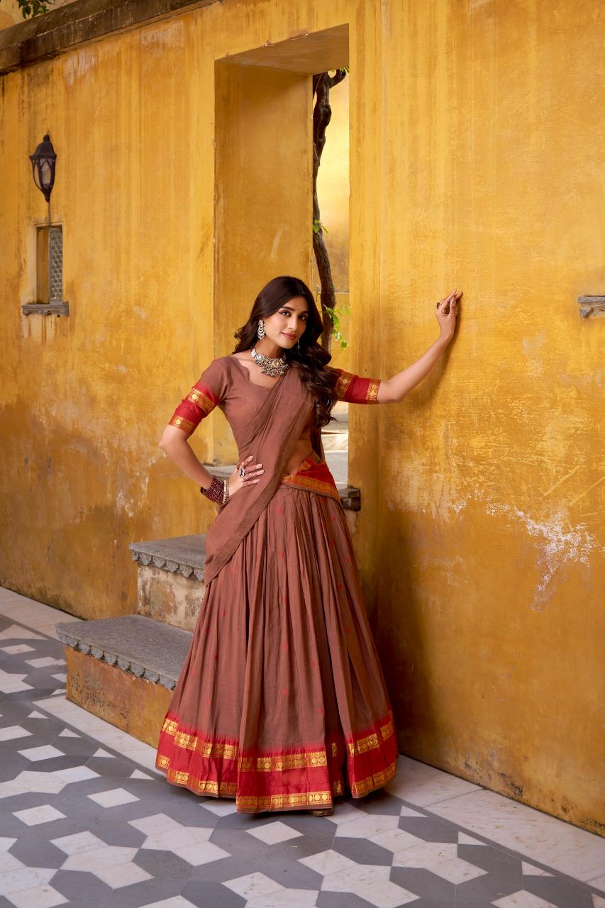 Sabella Pure Chanderi vol 2 catalog ludhiana lehenga wholesale market