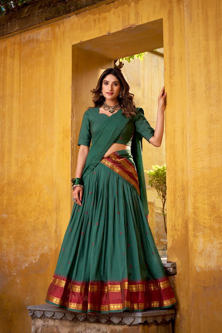 Sabella Pure Chanderi vol 2 catalog ludhiana lehenga wholesale market
