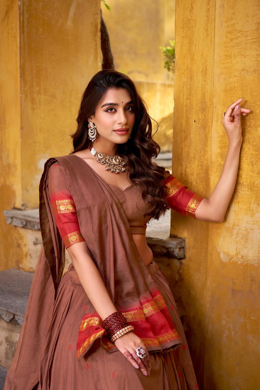 Sabella Pure Chanderi vol 2 catalog ludhiana lehenga wholesale market