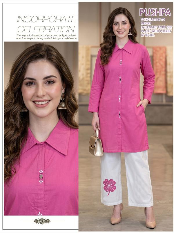 Sabella Pushpa 0.1 catalog co ord set women wholesale