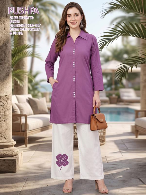 Sabella Pushpa 0.1 catalog co ord set women wholesale