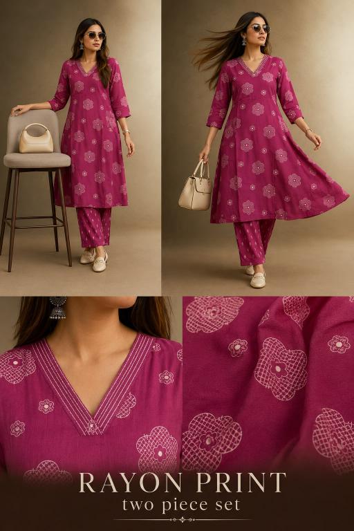 Sabella Rayon vol 41 catalog co ord sets manufacturers in india