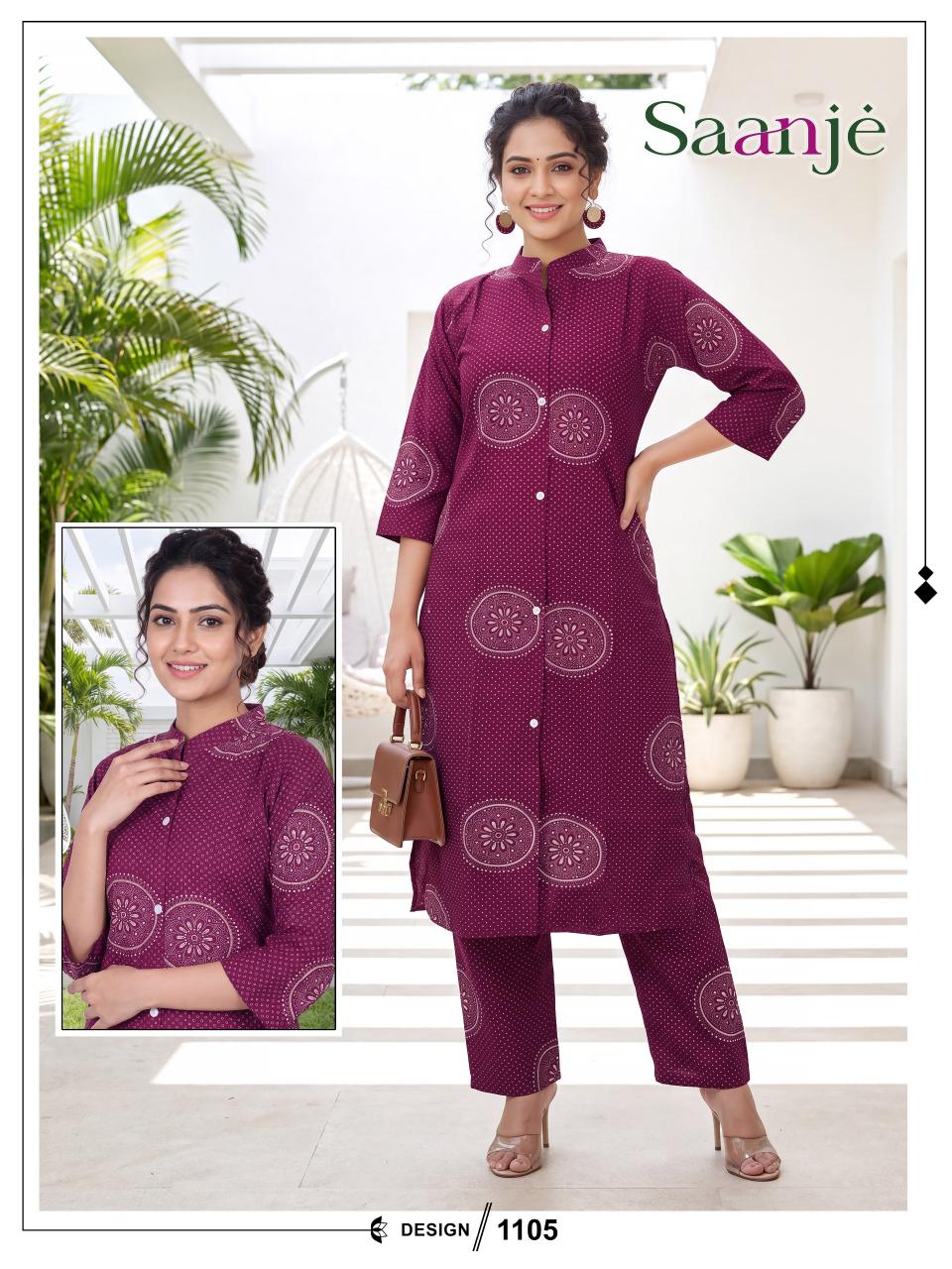 Sabella Saanje catalog co ord sets manufacturers in india 