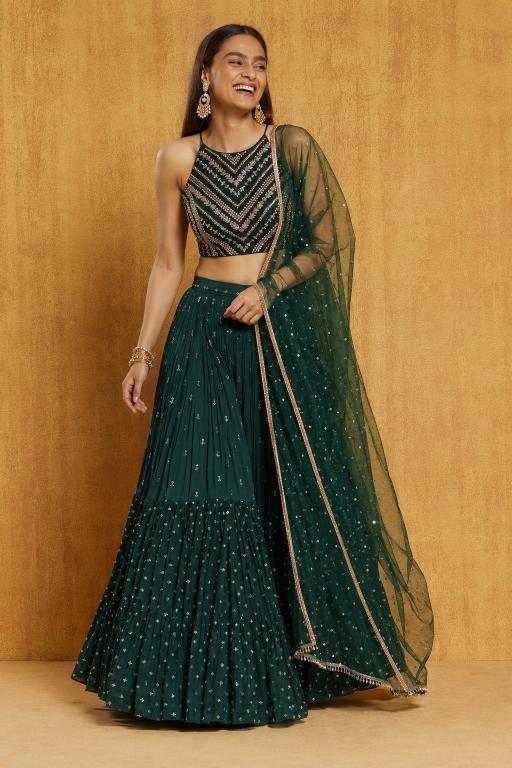 Sabella SC 41 vol 2 catalog crop top lehenga wholesale in delhi