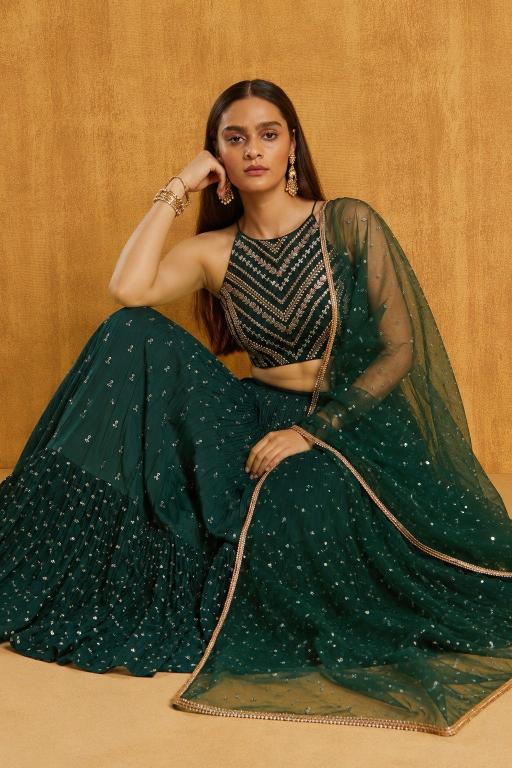 Sabella SC 41 vol 2 catalog crop top lehenga wholesale in delhi