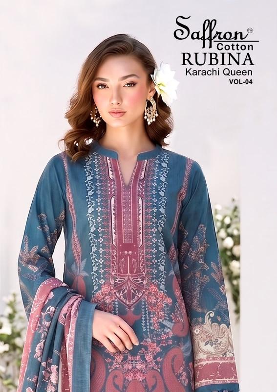 Saffron Rubina Vol 4 – Karachi Dress Material Wholesale Catalog