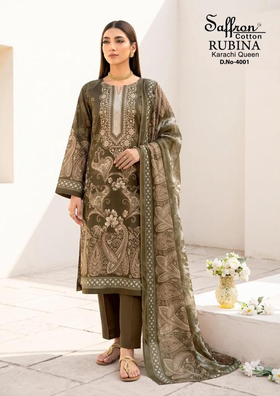 Saffron Rubina Vol 4 – Karachi Dress Material Wholesale Catalog