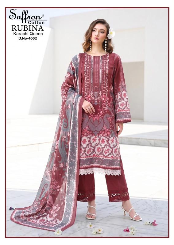 Saffron Rubina Vol 4 – Karachi Dress Material Wholesale Catalog