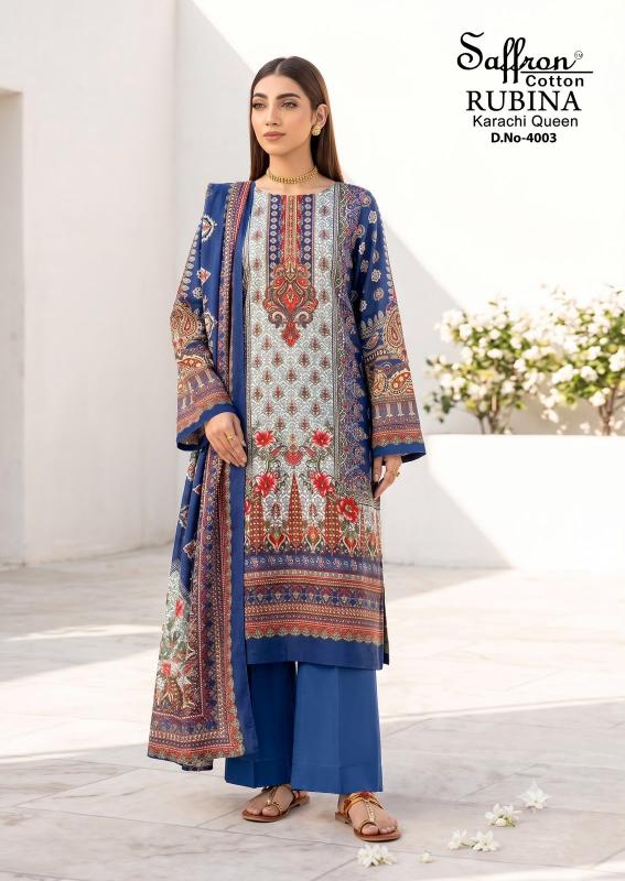 Saffron Rubina Vol 4 – Karachi Dress Material Wholesale Catalog