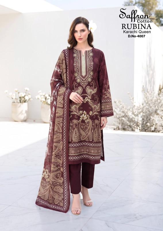 Saffron Rubina Vol 4 – Karachi Dress Material Wholesale Catalog