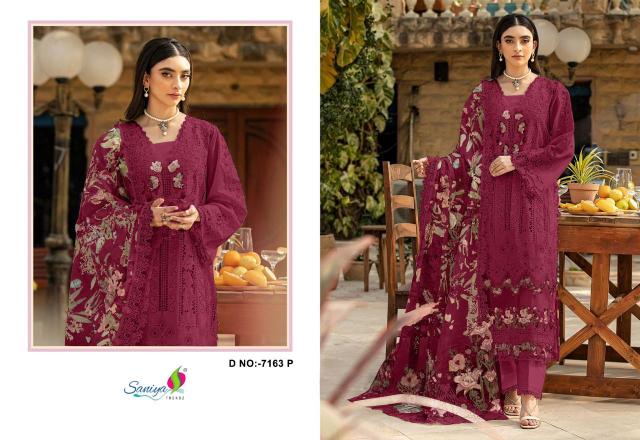 Saniya 7163 M to P catalog pakistani suits wholesale india
