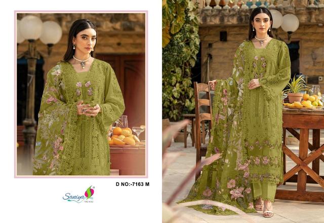 Saniya 7163 M to P catalog pakistani suits wholesale india