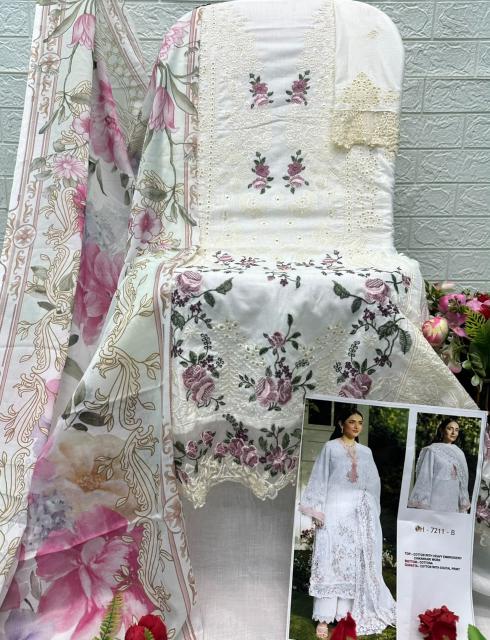 Saniya 7211 catalog pakistani suits wholesalers in surat