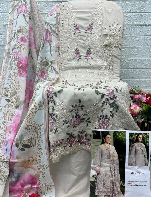Saniya 7211 catalog pakistani suits wholesalers in surat