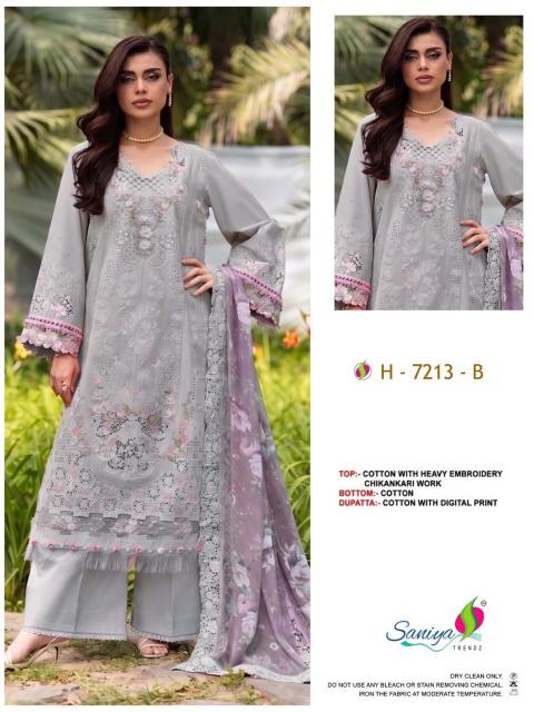 Saniya 7213 catalog pakistani suits wholesaler in delhi