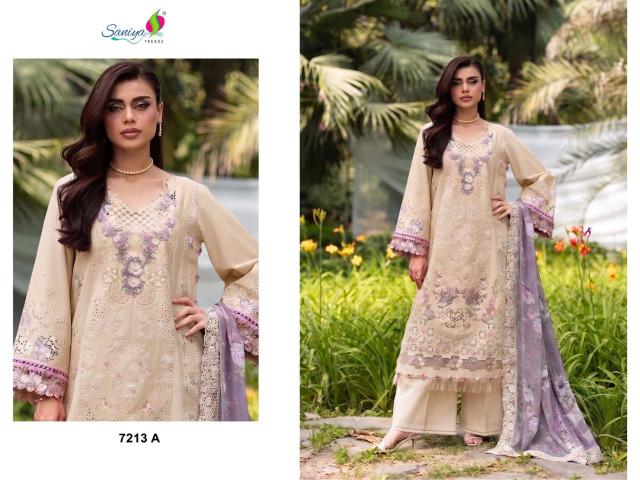 Saniya 7213 catalog pakistani suits wholesaler in delhi