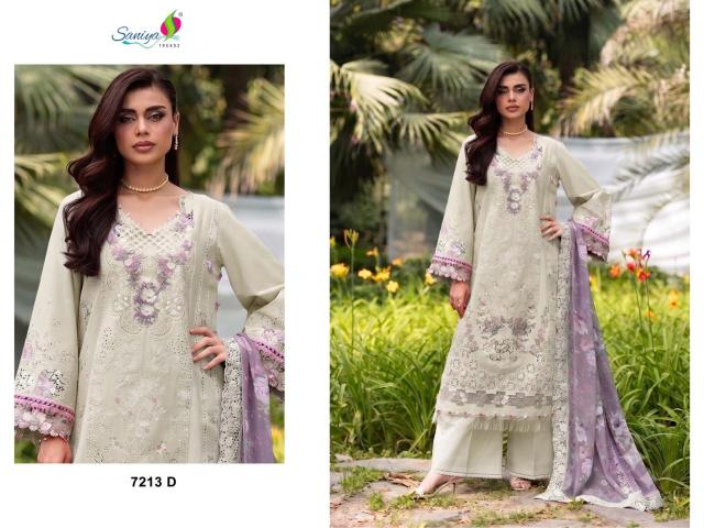 Saniya 7213 catalog pakistani suits wholesaler in delhi