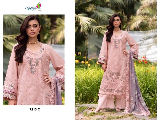 Saniya 7213 catalog pakistani suits wholesaler in delhi