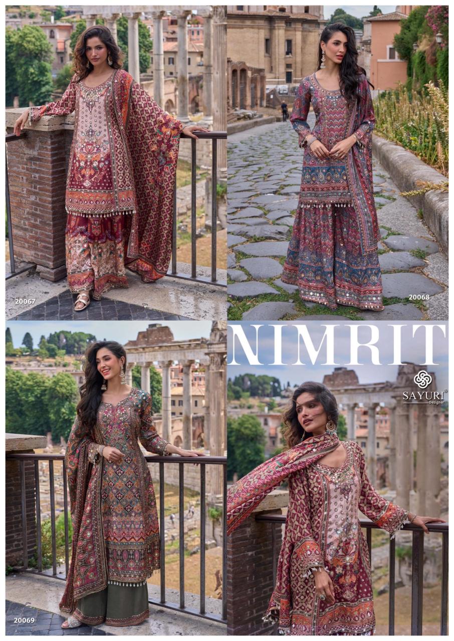 Sayuri Nimrit catalog wholesale pakistani designer salwar kameez