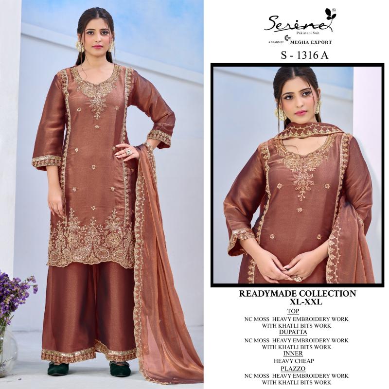 Serine S 1316 catalog wholesale ready made salwar kameez