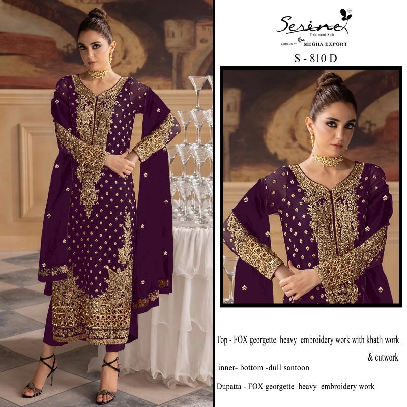 Serine S 810 catalog wholesale pakistani suits in hyderabad