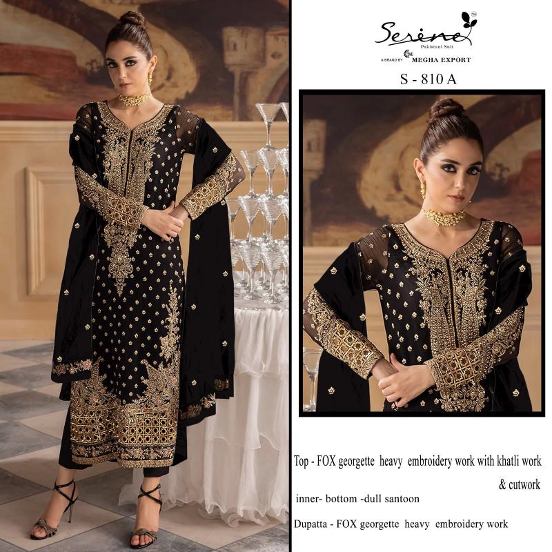 Serine S 810 catalog wholesale pakistani suits in hyderabad