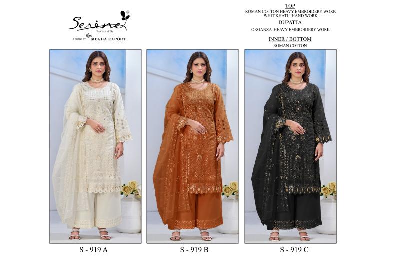 Serine S 919 catalog pakistani suits wholesaler in delhi