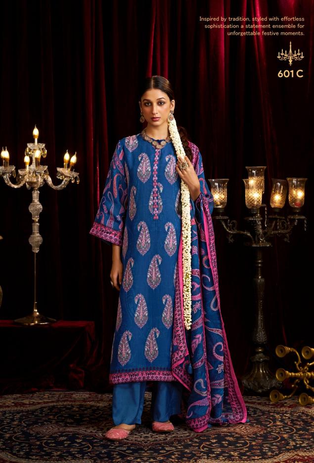 Shiddat Bell Rose 601 catalog salwar kameez wholesale market in ahmedabad