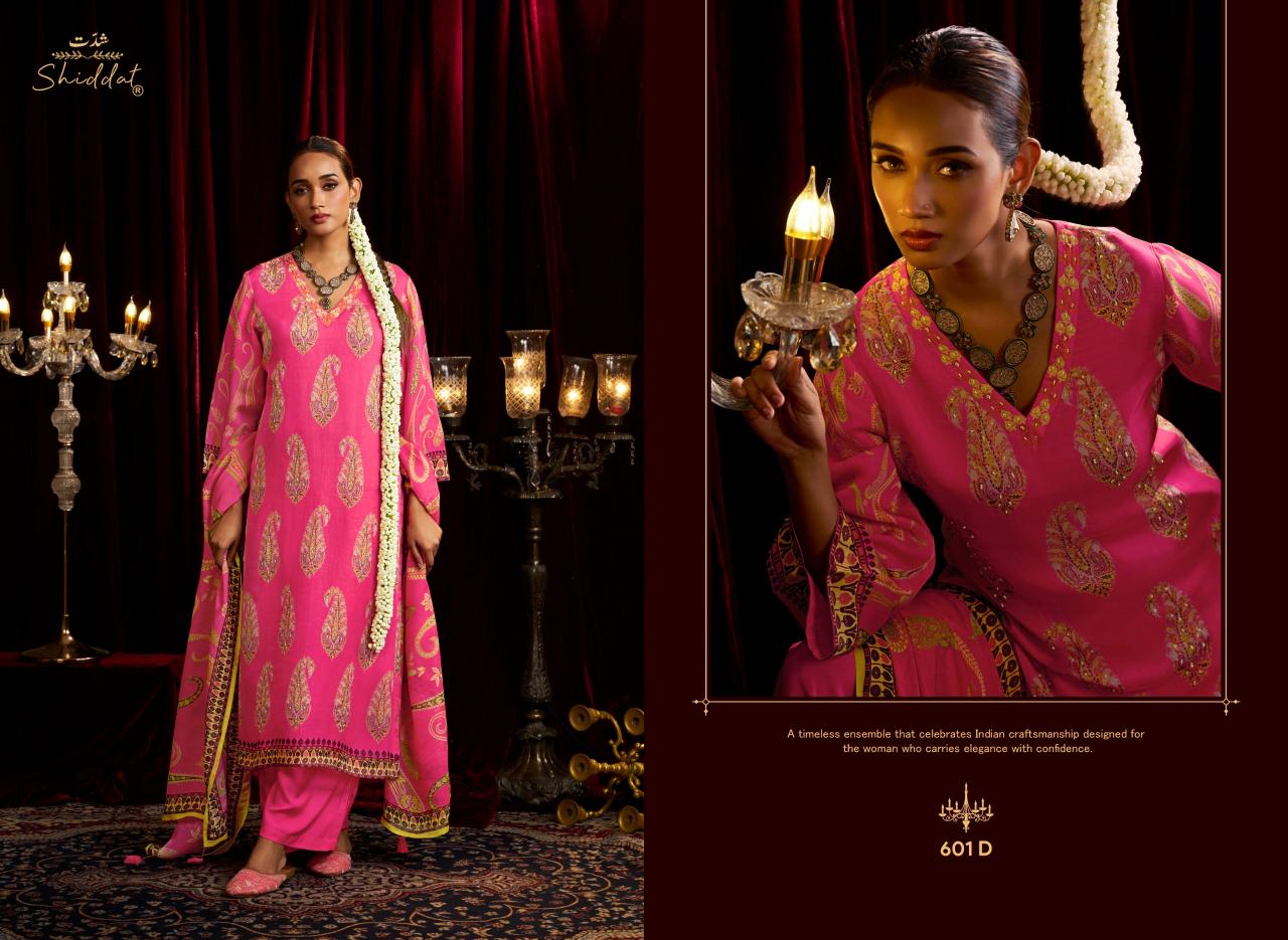 Shiddat Bell Rose 601 catalog salwar kameez wholesale market in ahmedabad