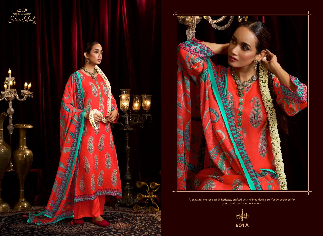 Shiddat Bell Rose 601 catalog salwar kameez wholesale market in ahmedabad