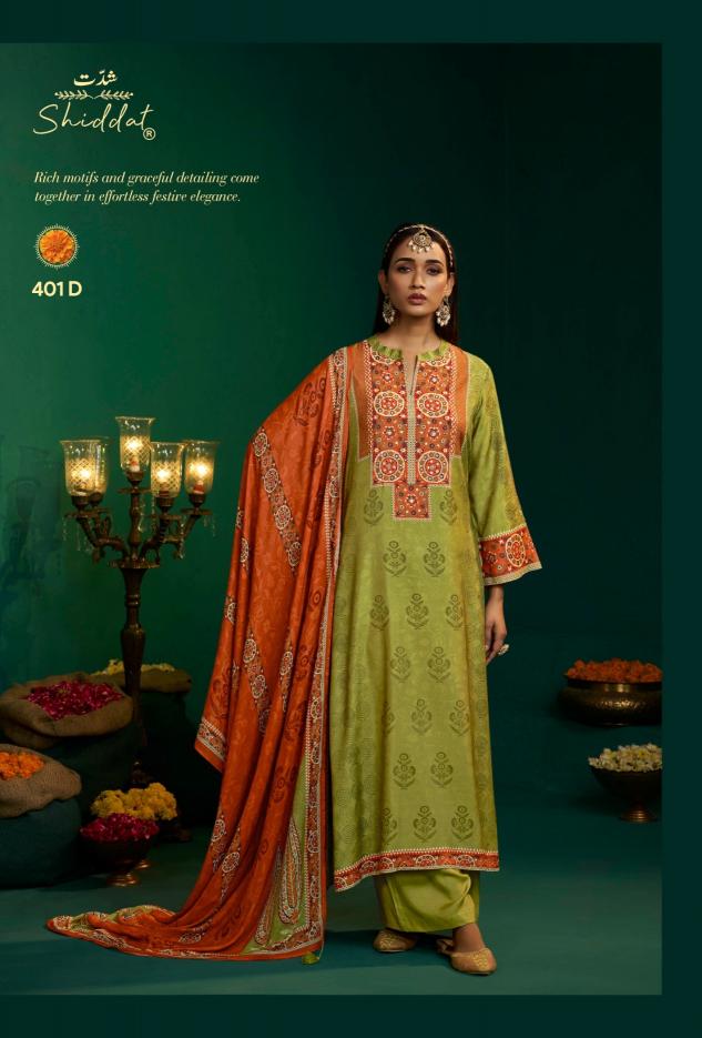 Shiddat Enzo 401 catalog salwar kameez wholesale manufacturers in mumbai