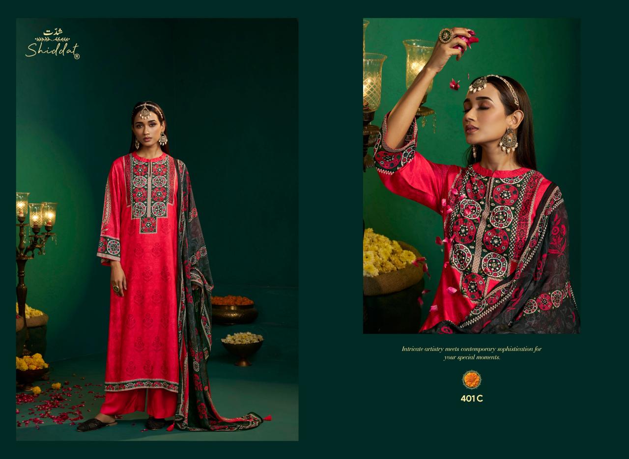 Shiddat Enzo 401 catalog salwar kameez wholesale manufacturers in mumbai