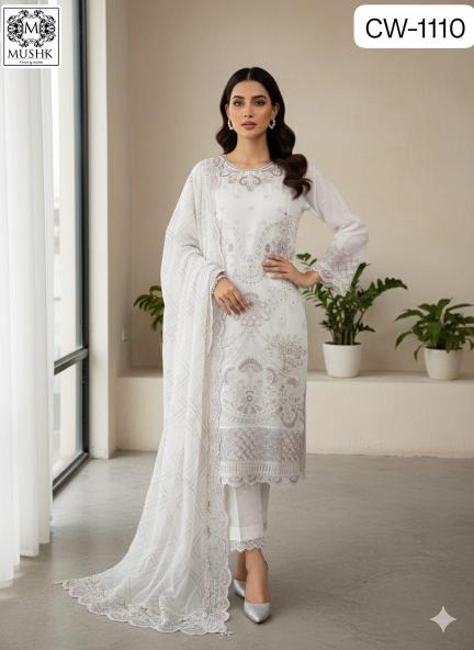 Shrddha Mushk CW 1110 Catalog pakistani suits wholesalers in mumbai