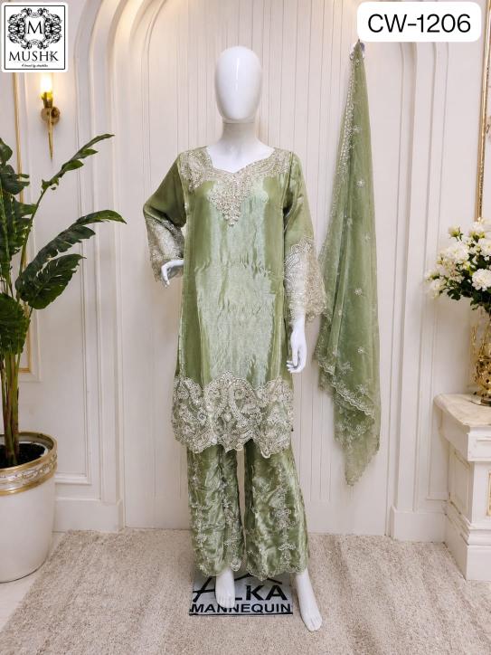 Shrddha Mushk CW 1206 Catalog pakistani designer suits wholesale