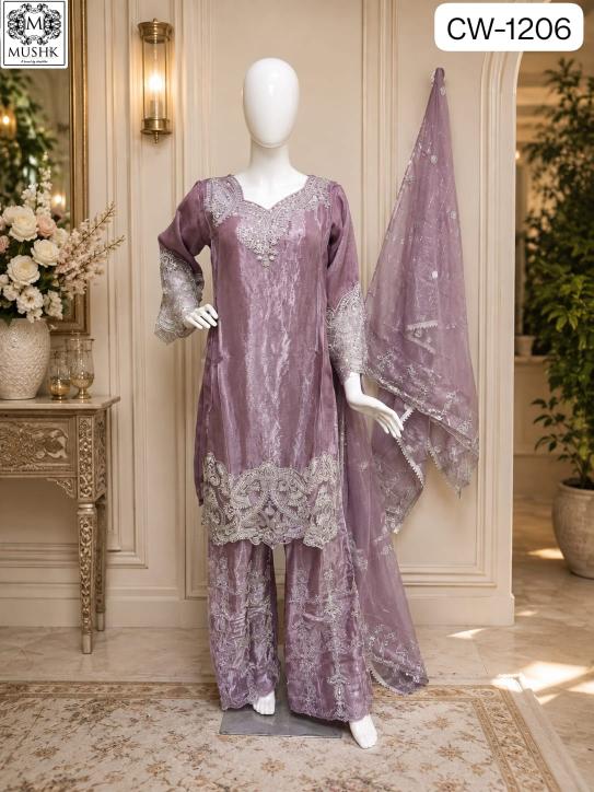 Shrddha Mushk CW 1206 Catalog pakistani designer suits wholesale