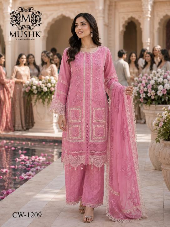 Shrddha Mushk CW 1209 Catalog pakistani salwar suit wholesale