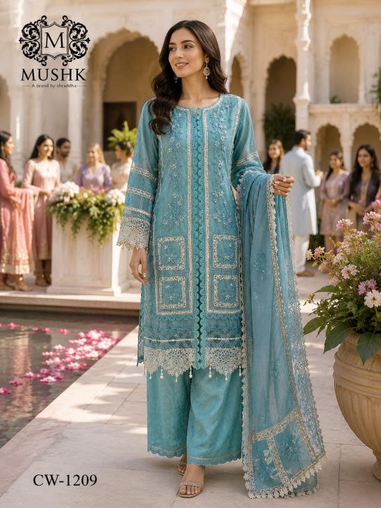 Shrddha Mushk CW 1209 Catalog pakistani salwar suit wholesale