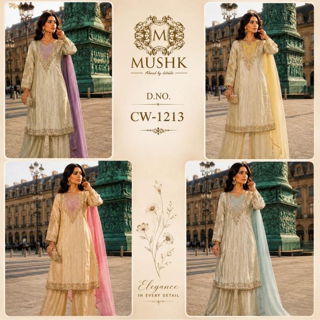 Shrddha Mushk CW 1213 Catalog pakistani suits wholesale dubai