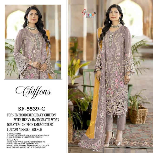 Shree Fabs 5539 catalog wholesale designer pakistani suits