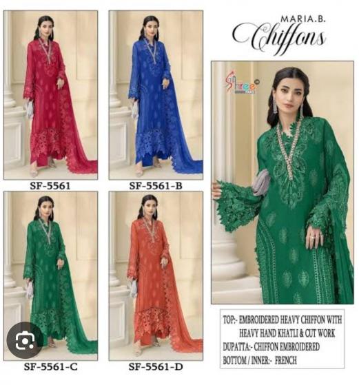 Shree Fabs 5561 catalog tawakkal pakistani suits wholesale
