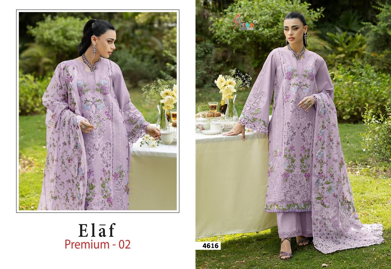 Shree Fabs Elaf Premium vol 3 catalog Chiffon Duppatta pakistani suits wholesaler in delhi