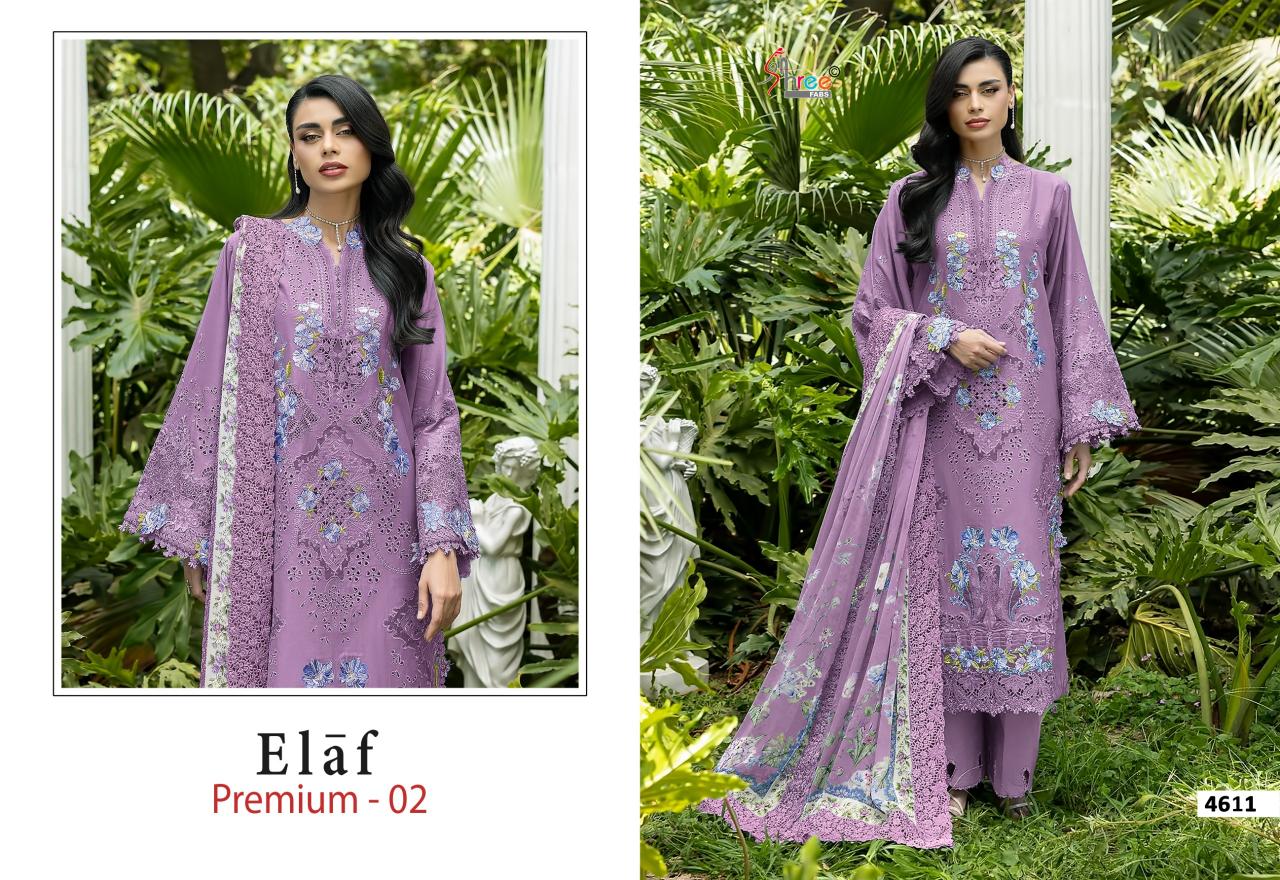 Shree Fabs Elaf Premium vol 3 catalog Chiffon Duppatta pakistani suits wholesaler in delhi