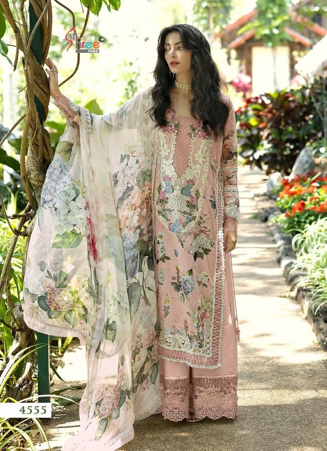 Shree Fabs Elaf Signature Vol 4 catalog Chiffon Duppatta wholesale pakistani suits in kashmir